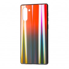 Чехол для Samsung Galaxy Note 10 (N970) Gradient glass красный