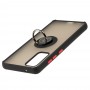 Чехол для Samsung Galaxy S20 FE (G780) / S20 Lite LikGus Edging Ring черный / красный