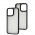 Чехол для iPhone 13 Pro Shadow Matte Metal Buttons черный