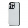 Чохол для iPhone 13 Pro Shadow Matte Metal Buttons сірий