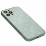 Чехол для iPhone 12 Pro Max glass LV бирюзовый