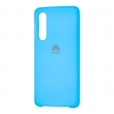 Чохол для Huawei P30 Silky Soft Touch "блакитний"