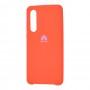 Чохол для Huawei P30 Silky Soft Touch "помаранчевий"