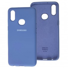 Чехол для Samsung Galaxy A10s (A107) Silicone Full синий / navy blue