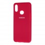 Чохол для Samsung Galaxy A10s (A107) Silicone Ful червоно-рожевий