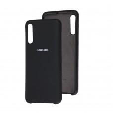 Чехол для Samsung Galaxy A50 / A50s / A30s Silky Soft Touch черный