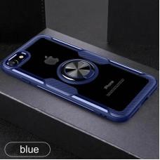 Чохол для iPhone 7 / 8 Deen CrystalRing із кільцем синій