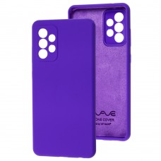 Чехол для Samsung Galaxy A72 (A726) Wave Full camera dark purple