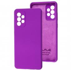 Чехол для Samsung Galaxy A72 (A726) Wave Full camera purple