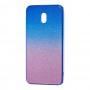 Чехол для Xiaomi Redmi 8A Ambre glass "розово-голубой"