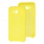 Чехол для Samsung Galaxy J7 (J700) Silky Soft Touch лимонный