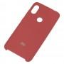 Чехол для Xiaomi Redmi Note 6 Pro Silky Soft Touch темно красный