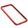 Чохол для iPhone X / Xs Magnetic with glass червоний