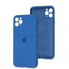 Чехол для iPhone 11 Pro Max Silicone Slim Full camera royal blue