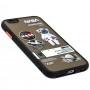 Чохол для iPhone 6/6s Picture shadow matte космонавт чорний