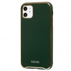 Чохол для iPhone 11 Glass Premium зелений