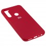 Чохол для Xiaomi Redmi Note 8T Silicone Full рожево-червоний