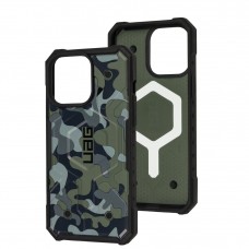 Чохол для Iphone 14 Pro Max UAG MagSafe camouflage khaki green
