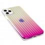 Чохол для iPhone 11 Pro Max Gradient Laser рожевий