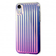 Чохол для iPhone Xr Gradient Laser фіолетовий