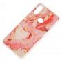 Чохол для Xiaomi Redmi 7 Art confetti "мармур рожевий"