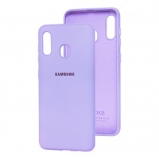 Чехол для Samsung Galaxy A20 / A30 Silicone Full фиалковый