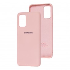 Чехол для Samsung Galaxy S20+ (G985) Silicone Full розовый / pink sand