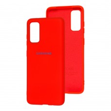 Чехол для Samsung Galaxy S20 (G980) Silicone Full красный