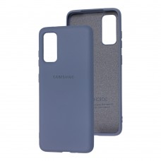 Чехол для Samsung Galaxy S20 (G980) Silicone Full лавандовый серый