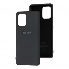 Чехол для Samsung Galaxy S10 Lite (G770) Silicone Full темно серый