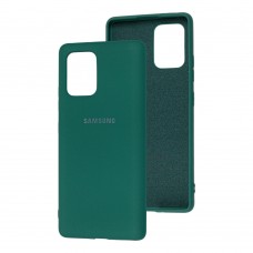 Чехол для Samsung Galaxy S10 Lite (G770) Silicone Full сосновый зеленый 