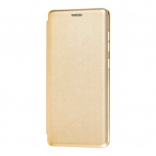 Чехол книжка Premium для Samsung Galaxy A71 (A715) золотистый