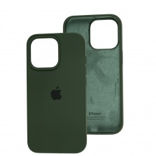 Чехол для iPhone 13 Pro Silicone Full зеленый / cyprus green