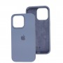 Чохол для iPhone 13 Pro Square Full silicone сірий / lavender gray