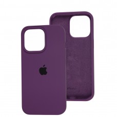 Чохол для iPhone 13 Pro Square Full silicone фіолетовий / grape