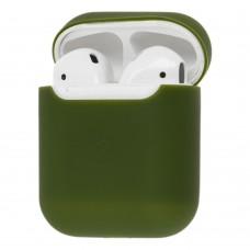 Чехол для AirPods Slim case зеленый / army green  