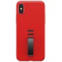 Чохол для iPhone X / Xs Baseus Little Tail Case червоний + чорний