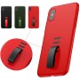 Чохол для iPhone X / Xs Baseus Little Tail Case червоний + чорний