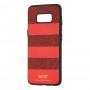 Чохол для Samsung Galaxy S8+ (G955) woto з блискітками червоний