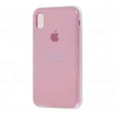 Чехол для iPhone Xr Silicone case copy розовый