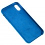 Чехол silicone case для iPhone Xr navy blue