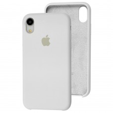 Чехол silicone case для iPhone Xr белый