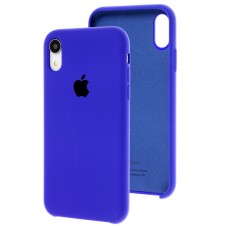 Чохол silicone case для iPhone Xr shine blue