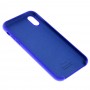 Чехол silicone case для iPhone Xr shine blue 