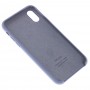 Чехол silicone case для iPhone Xr лавандовый серый