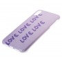 Чохол для iPhone Xr Glossy "Love" світло-фіолетовий