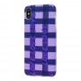 Чехол для iPhone Xs Max Violet glossy "Love" фиолетовый 