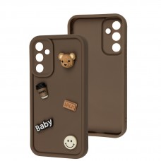 Чохол для Samsung Galaxy A34 (A346) Pretty Things brown / bear