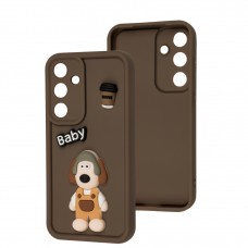Чохол для Samsung Galaxy S24 Pretty Things brown / bear