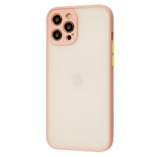 Чехол для iPhone 12 Pro Max LikGus Totu camera protect розовый